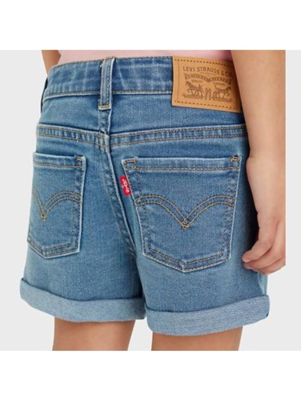 Levis Shorts - Denim - Like New Worn Once Blue Jean Short youth Size 12